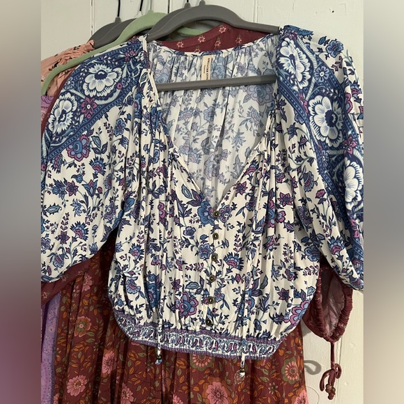 Trade/Sell✨Spell and the Gypsy✨ Folk Song Cropped Blouse - Picture 2 of 10